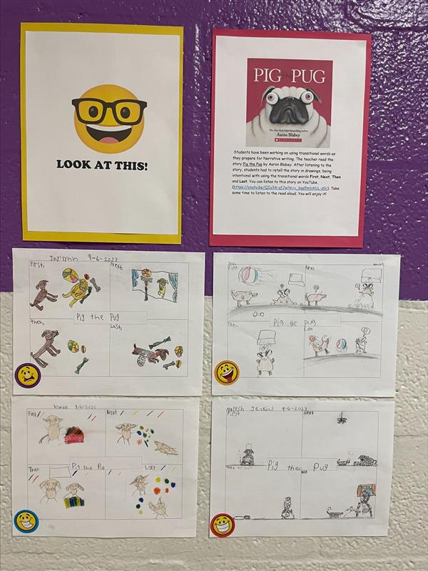 Transitional Word Picture Projects
